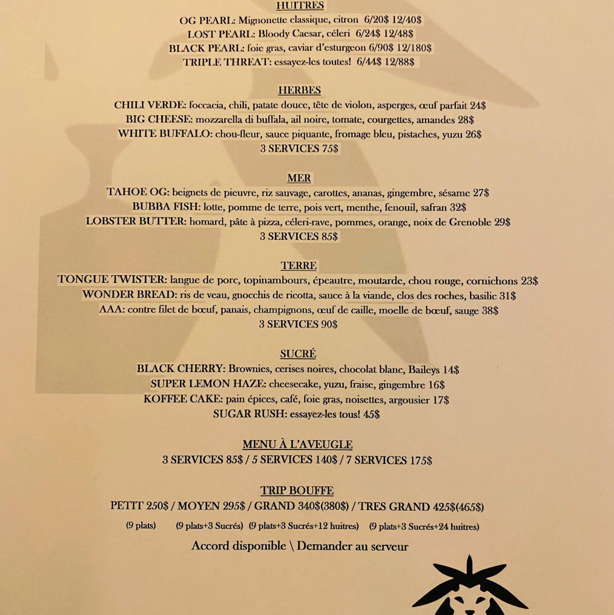 Menu photo 1