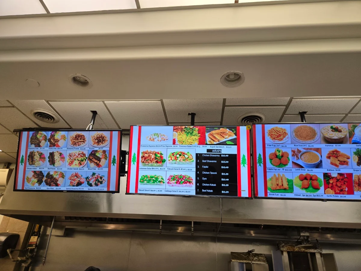 Menu, Phillips Shawarma