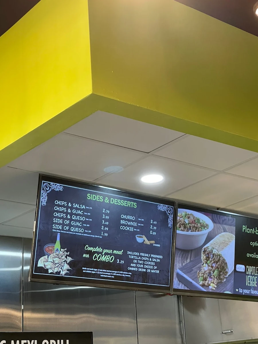 Menu, Guac Mexi Grill Midland