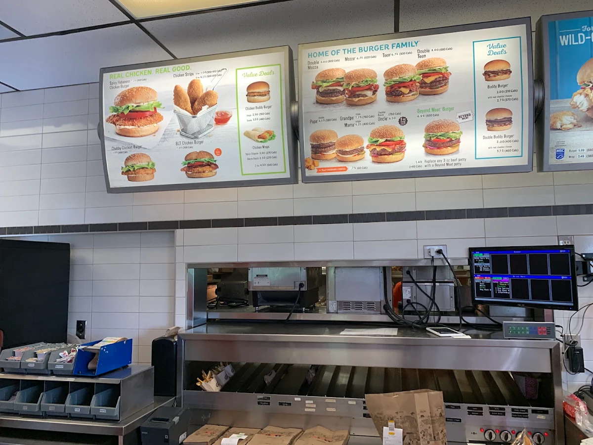 Menu, A&W Canada