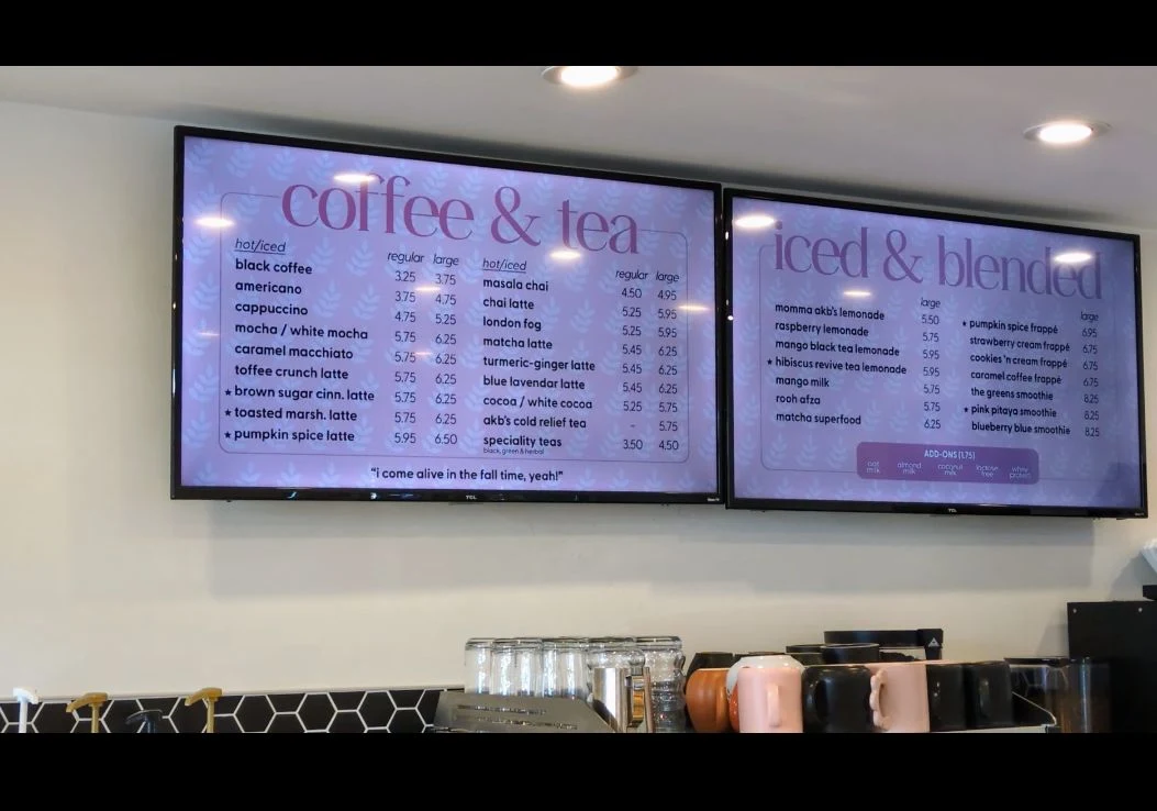 Menu, Made By AKB Bakeshop & Café