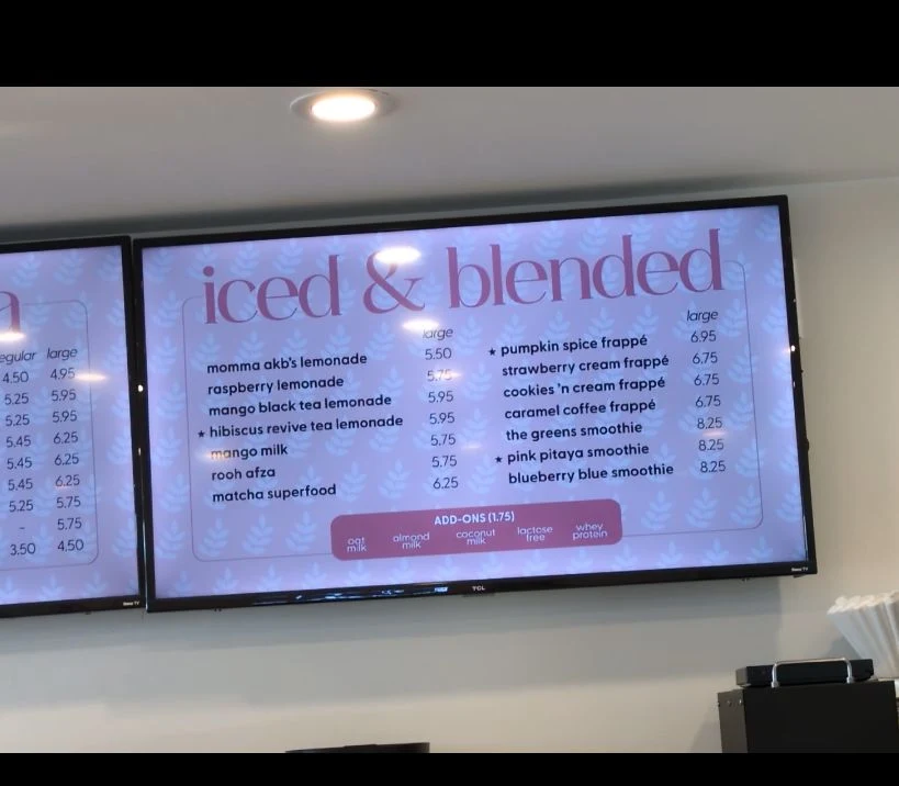Menu, Made By AKB Bakeshop & Café