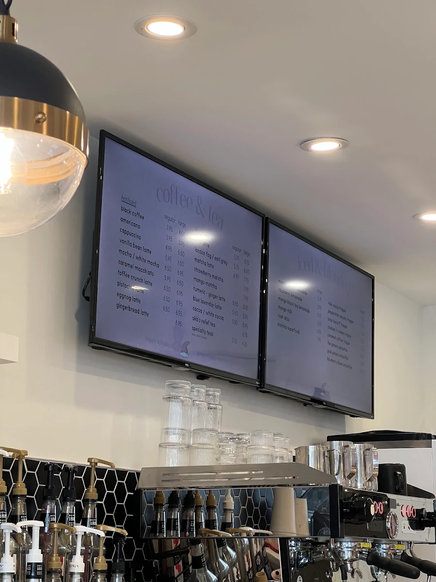 Menu, Made By AKB Bakeshop & Café