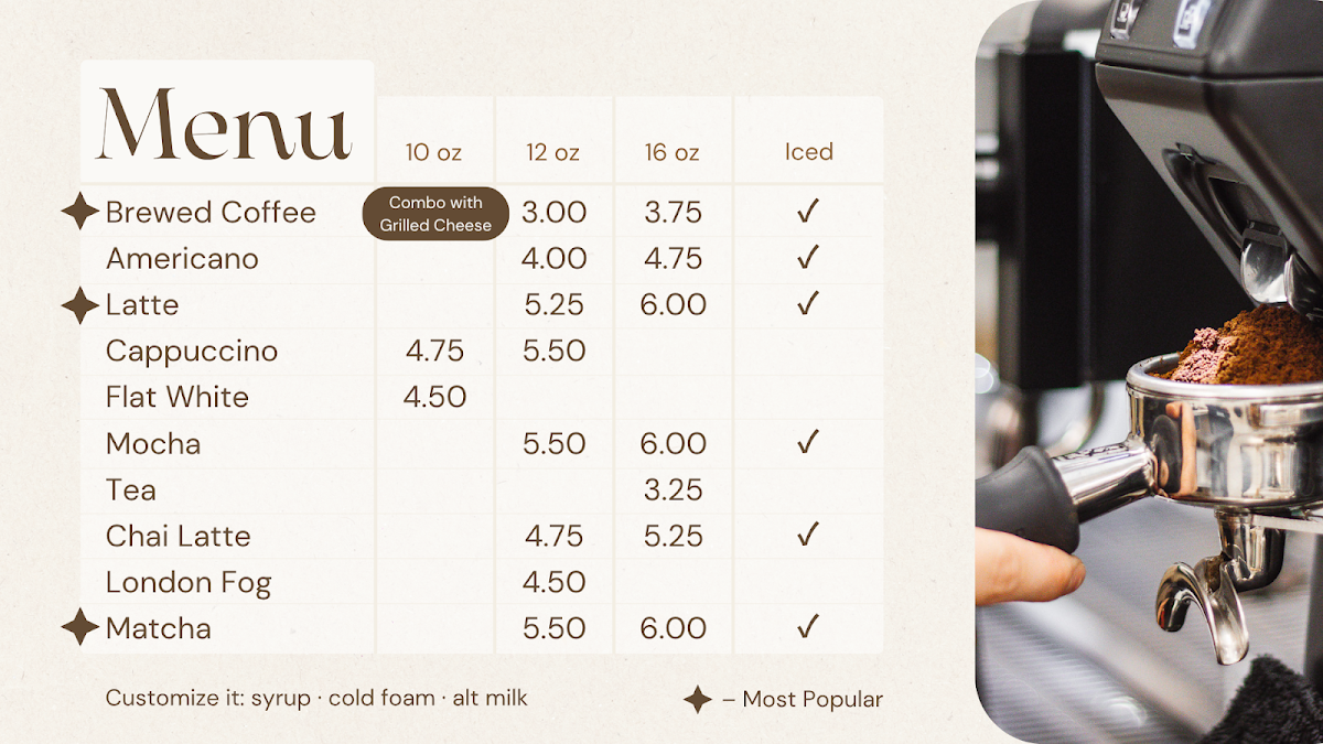 Menu photo 1