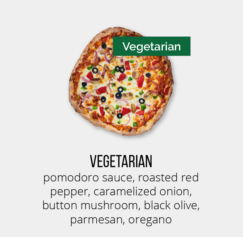 Menu, PizzaForno