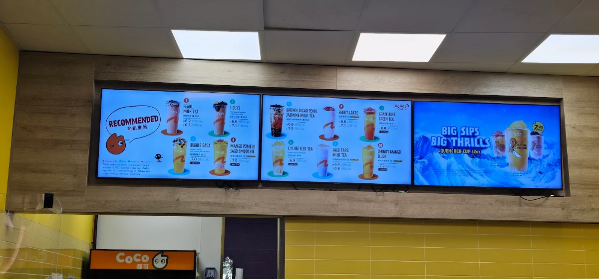 Menu, CoCo Bubble Tea - Erin Mills & Eglinton Mississauga