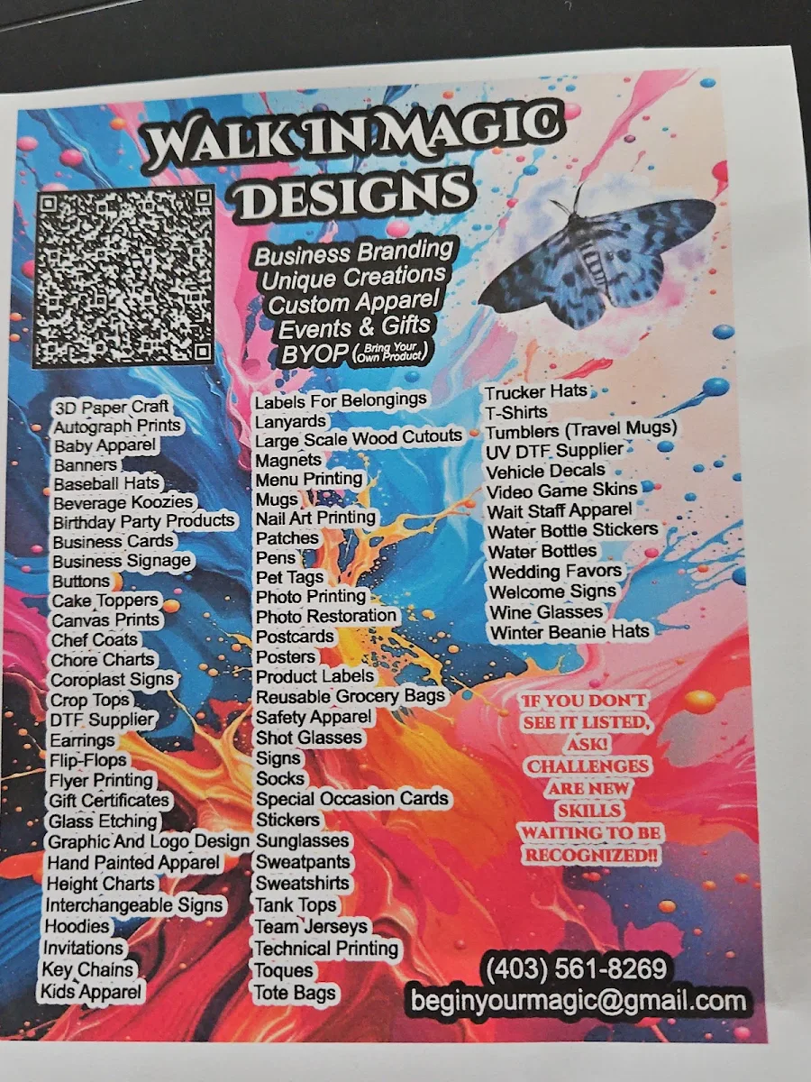 Menu, Coco Brooks Airways