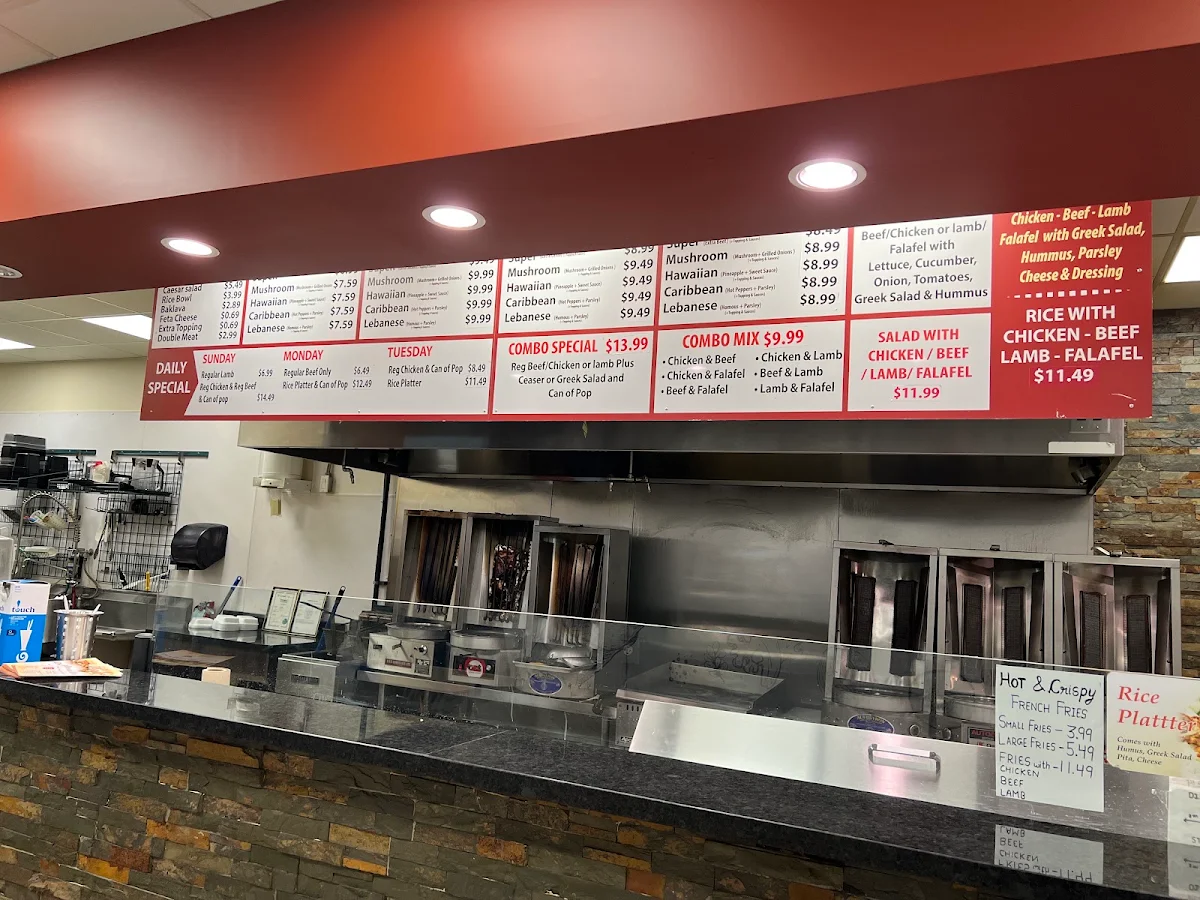 Menu, Donair Affair