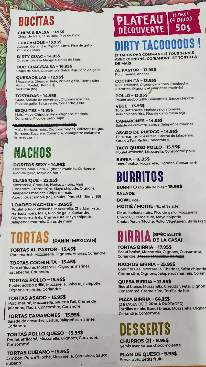 Menu photo 1