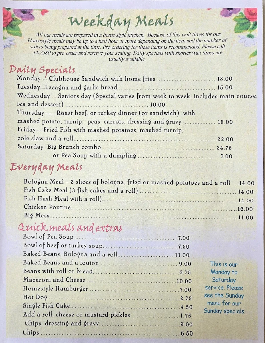 Menu photo 1