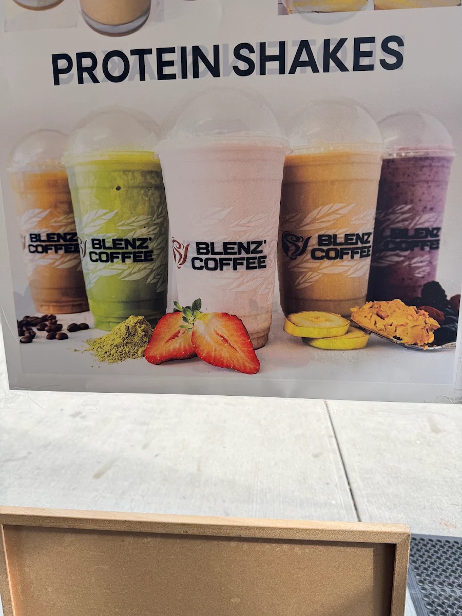 Menu, Blenz Coffee