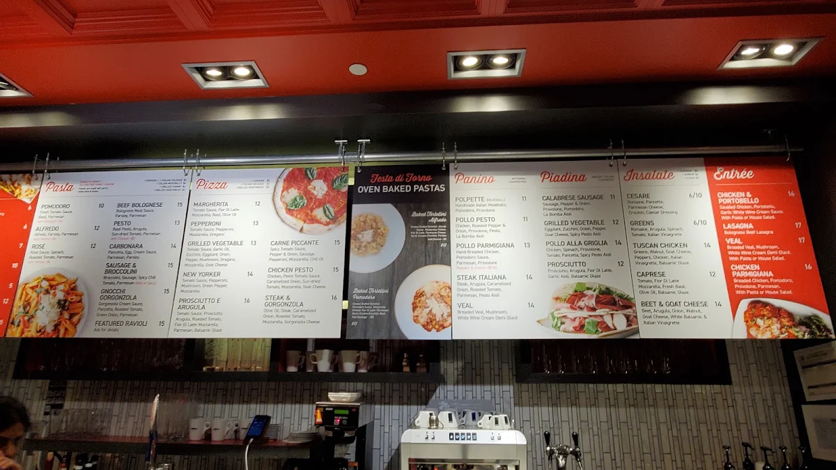 Menu, Via Cibo