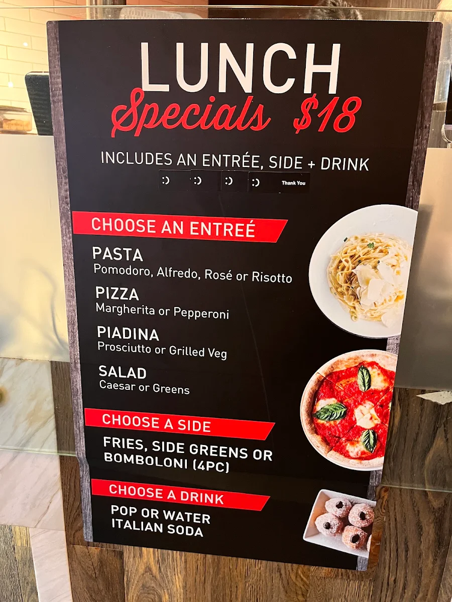 Menu, Via Cibo