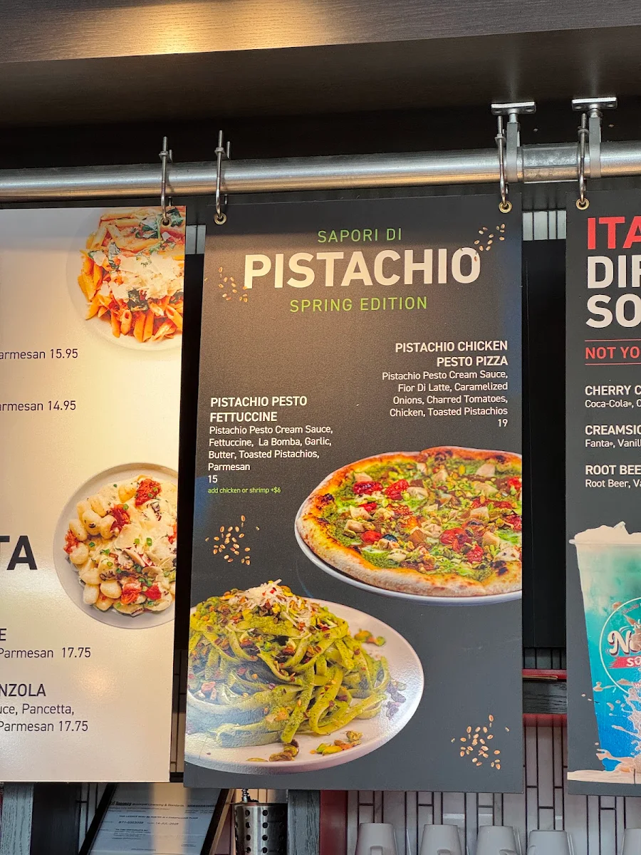 Menu, Via Cibo