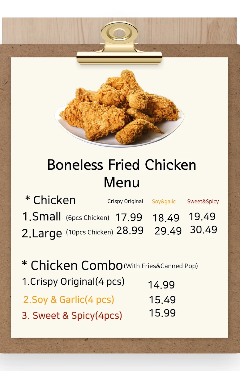 Menu, Mary's Old Style Deli