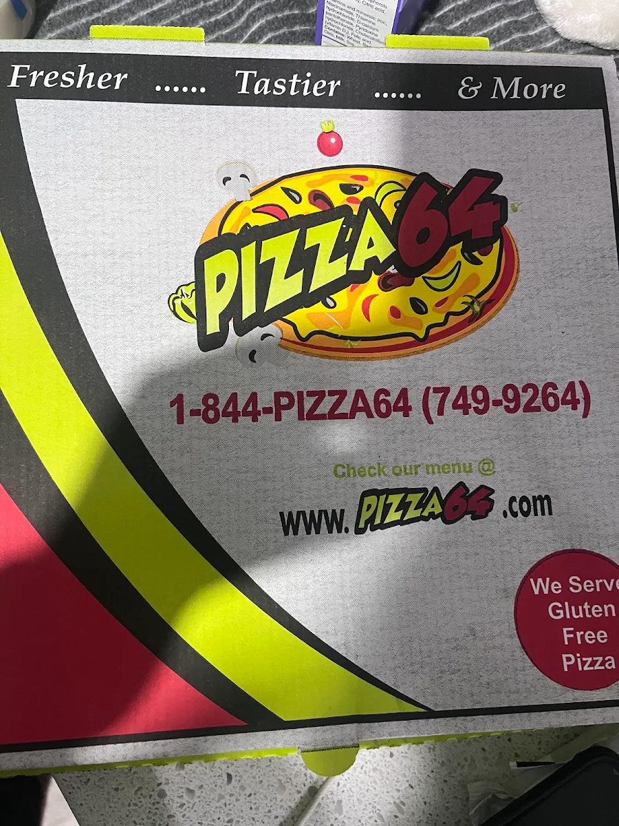 Menu, Pizza 64