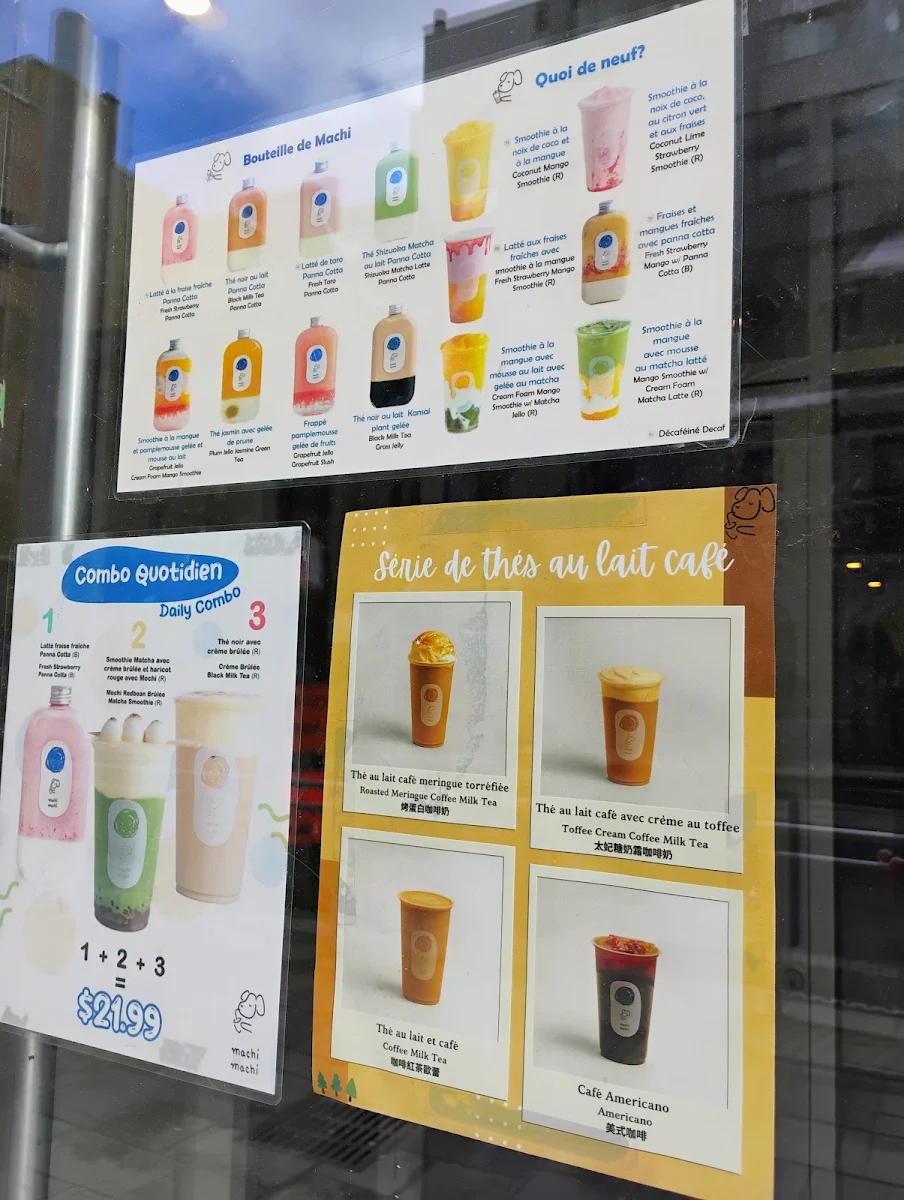 Menu, Machi Machi