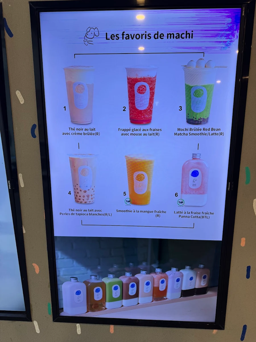 Menu, Machi Machi