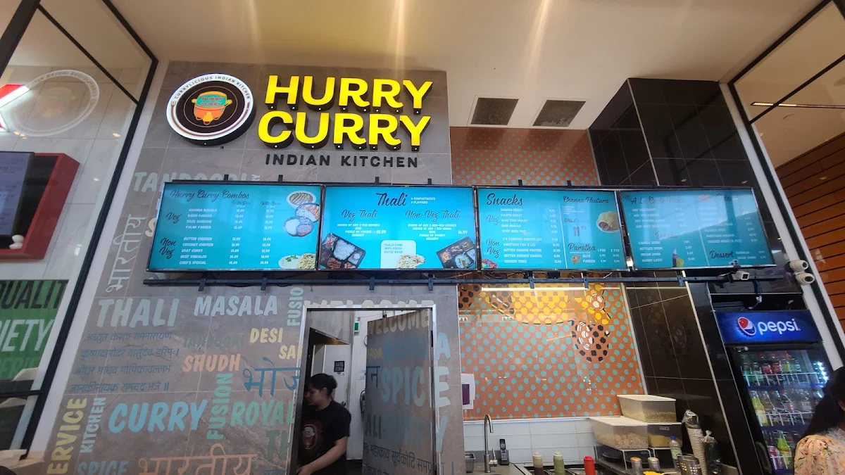 Menu, Hurry Curry - Devonshire Mall