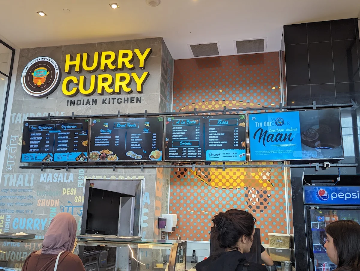Menu, Hurry Curry - Devonshire Mall