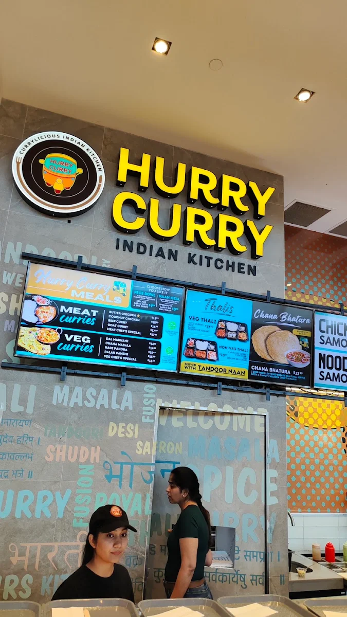 Menu, Hurry Curry - Devonshire Mall