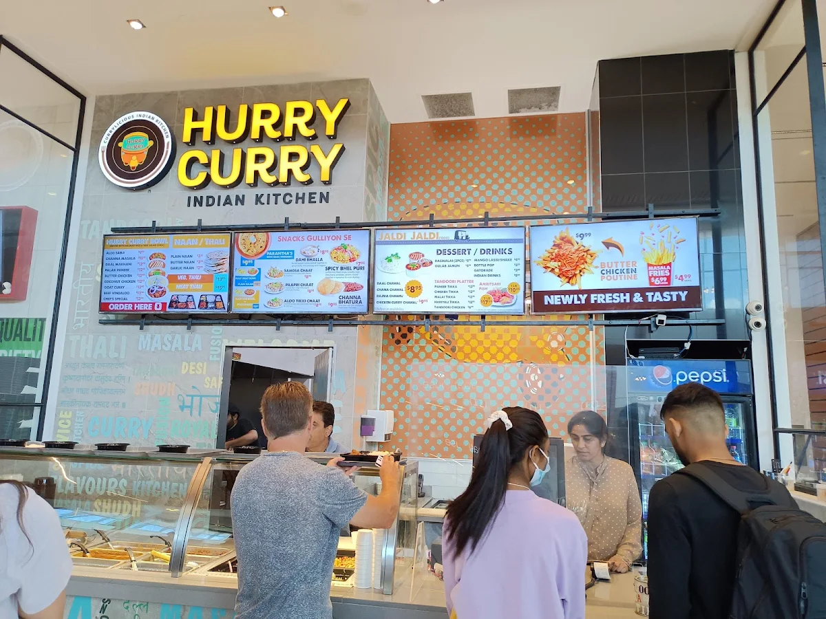 Menu, Hurry Curry - Devonshire Mall
