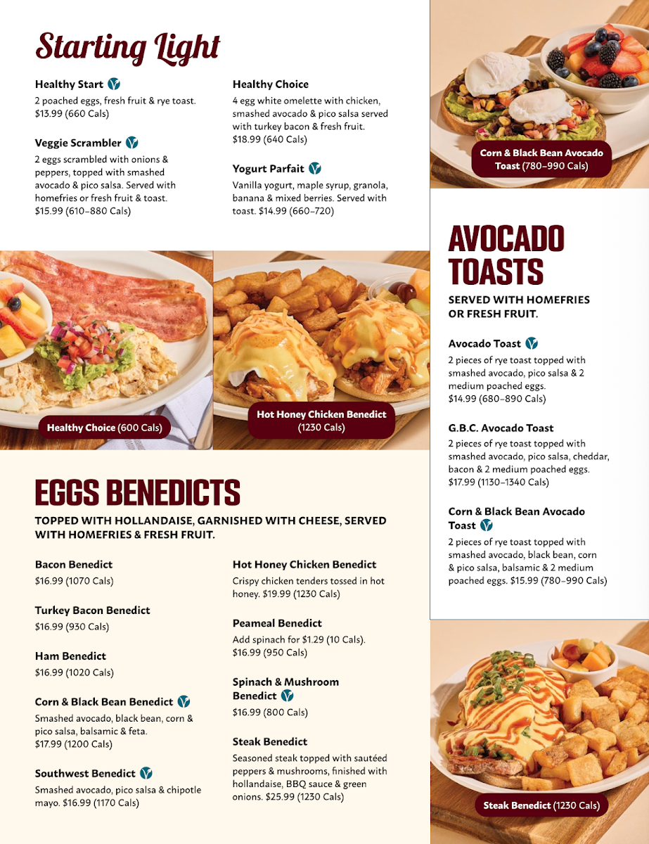 Menu, Stacked Pancake & Breakfast House