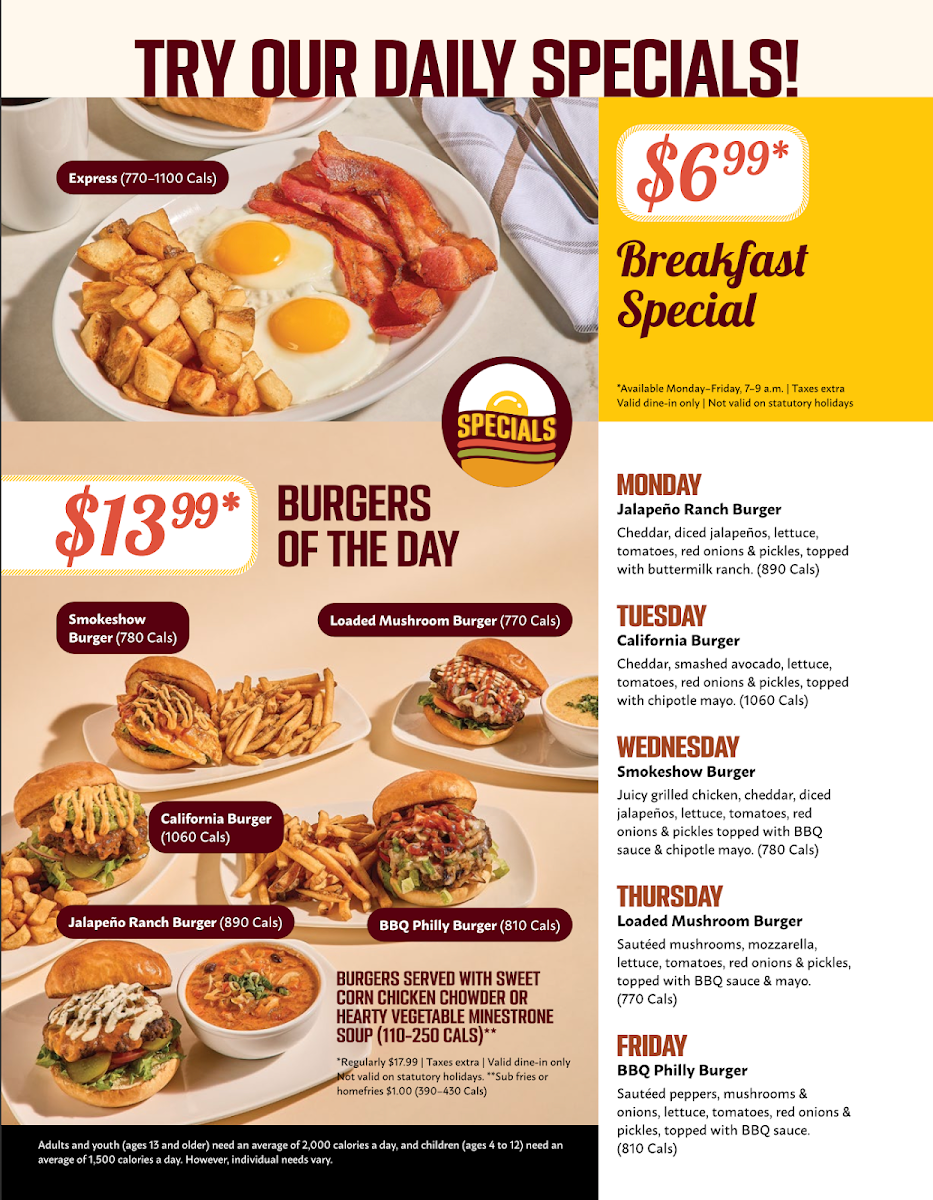 Menu, Stacked Pancake & Breakfast House