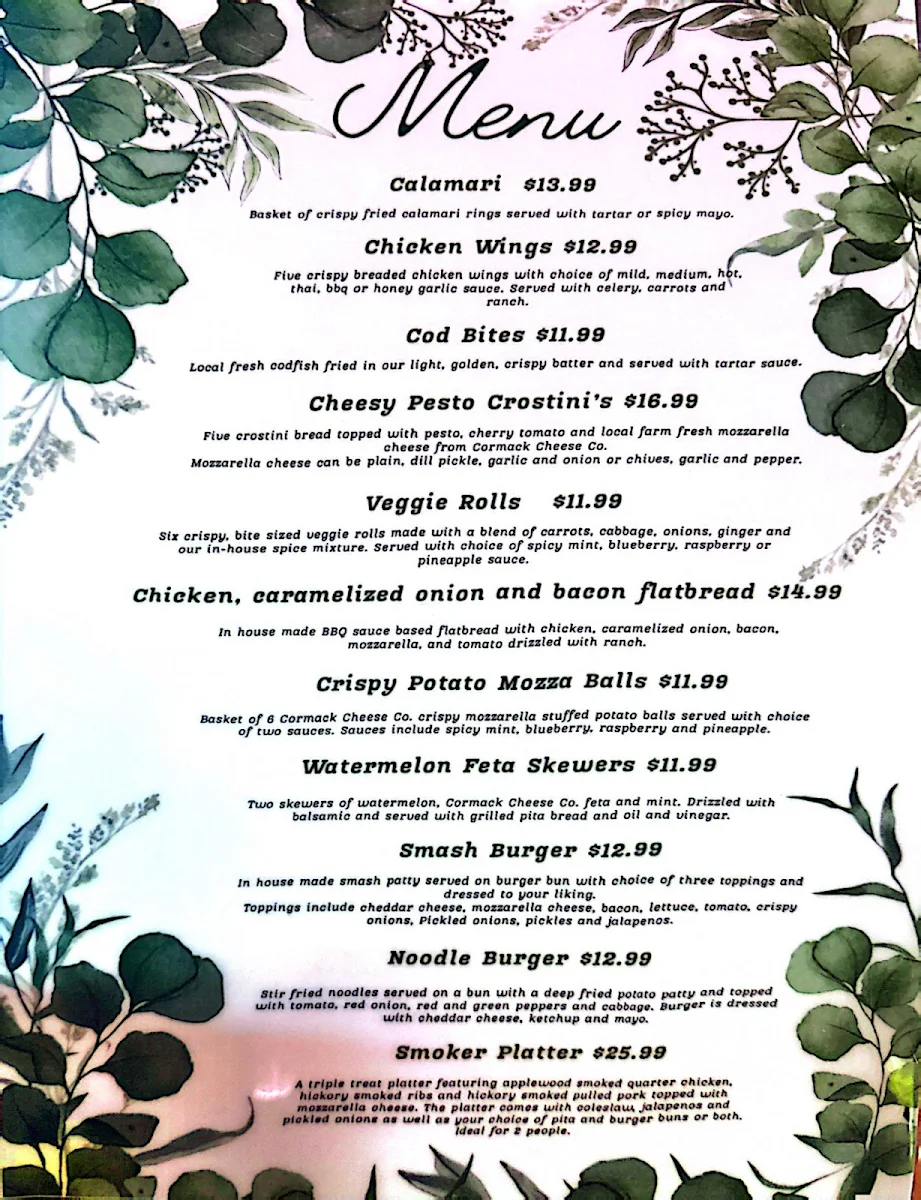 Menu photo 1