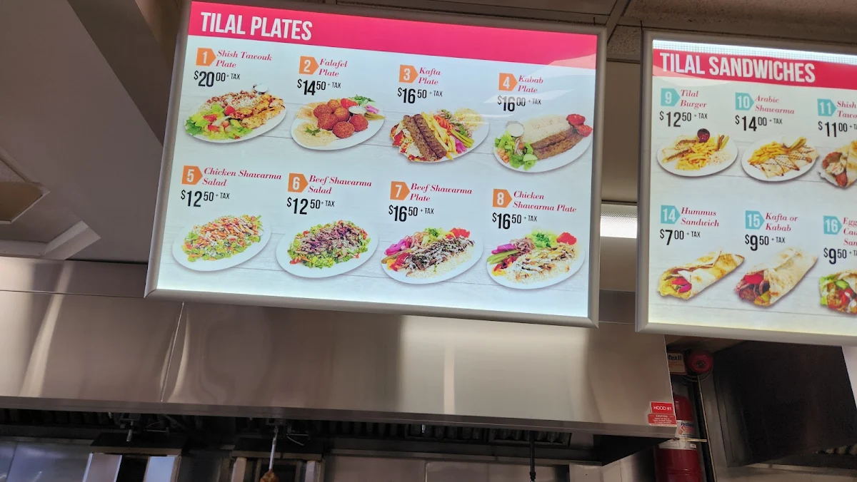 Menu, Tilal Bakery