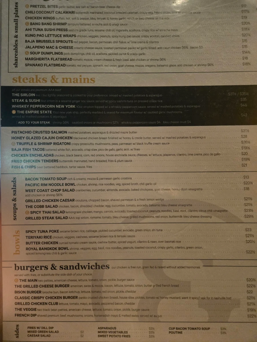 Menu, State & Main