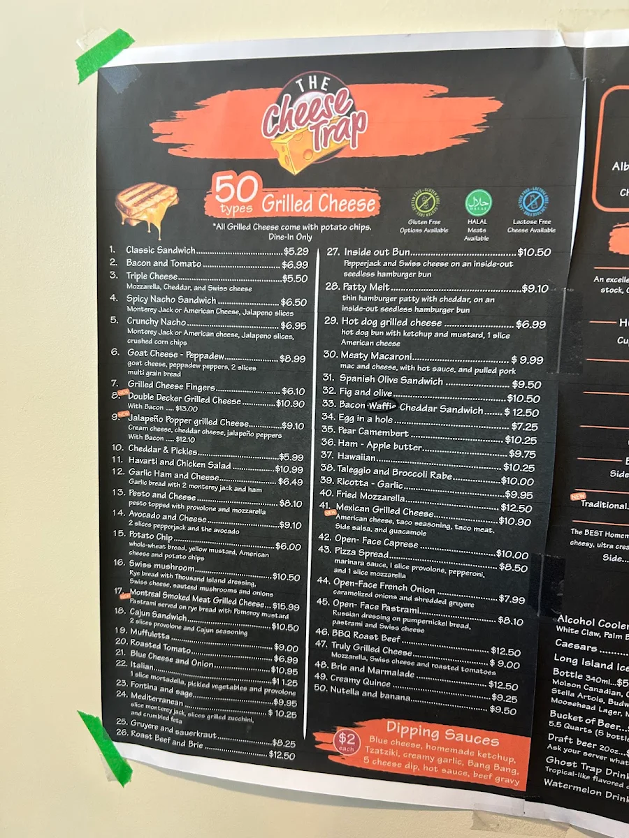 Menu, The Cheese Trap