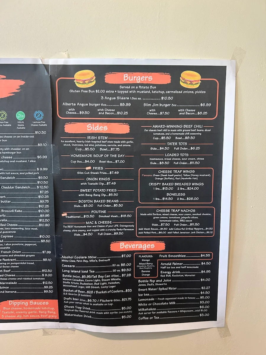 Menu, The Cheese Trap