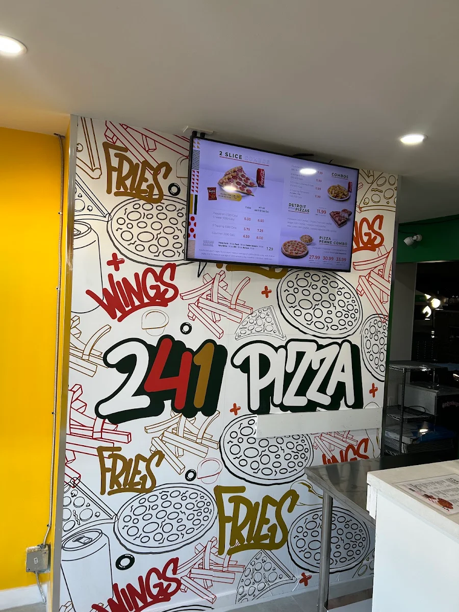 Menu, 241 Pizza