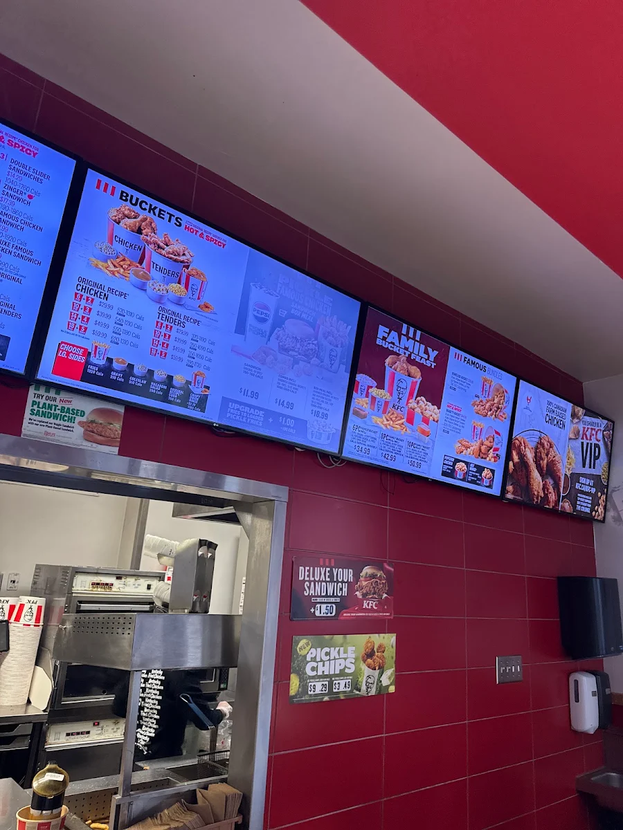 Menu, KFC