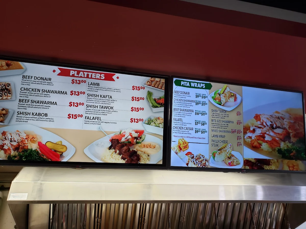 Menu, Pita King