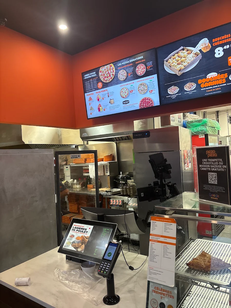 Menu, Pizza Pizza