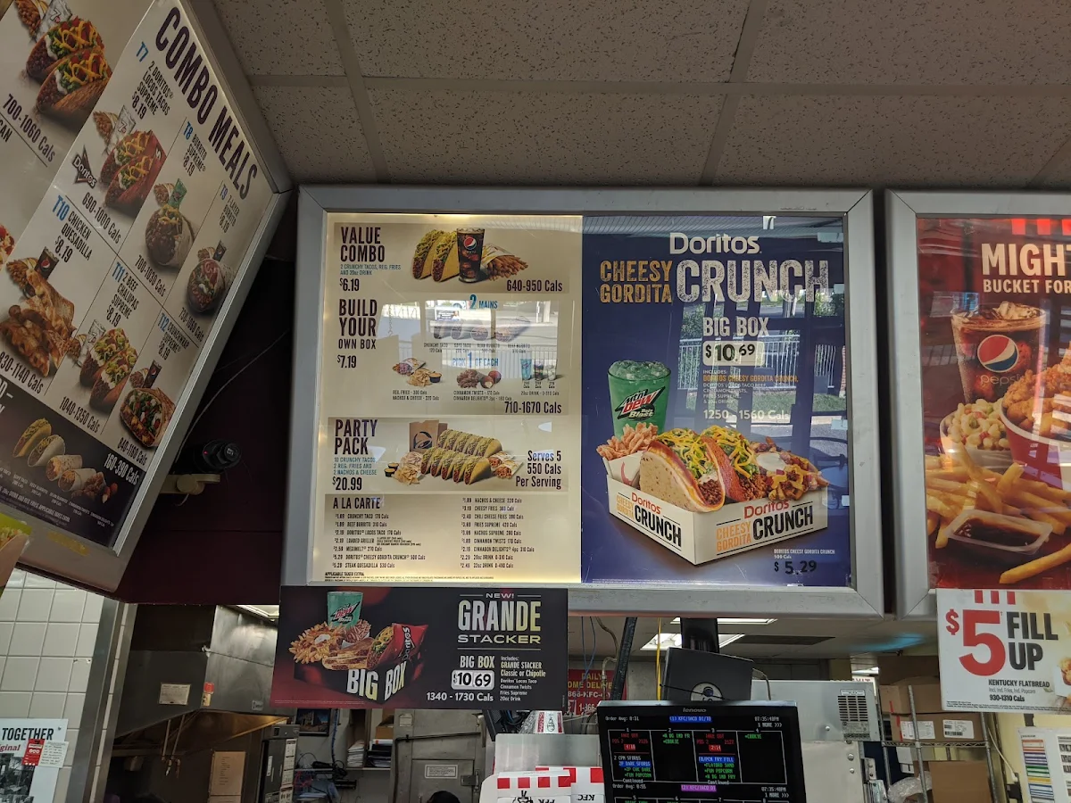 Menu, KFC