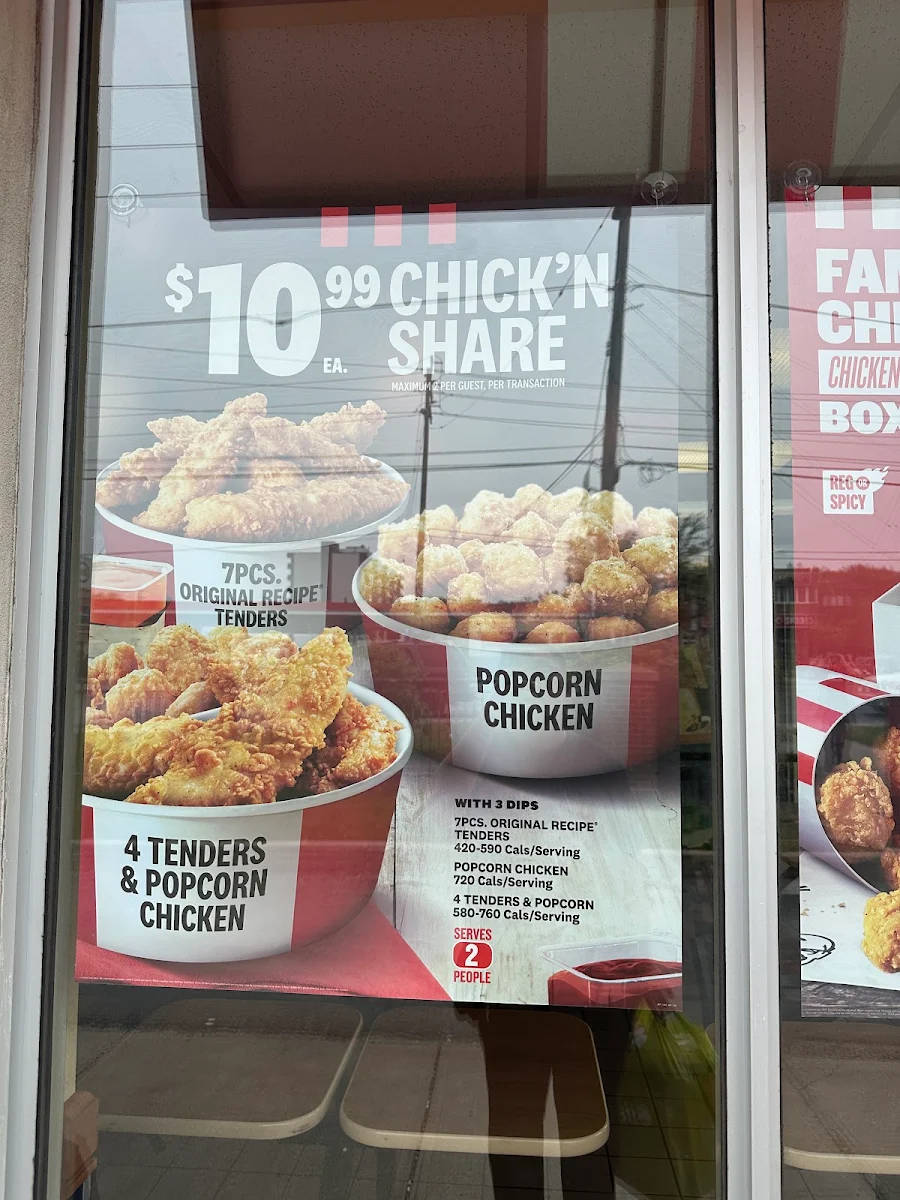 Menu, KFC