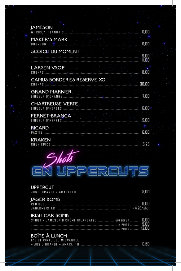 Menu, La Faucheuse