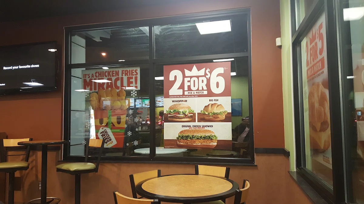 Menu, Burger King