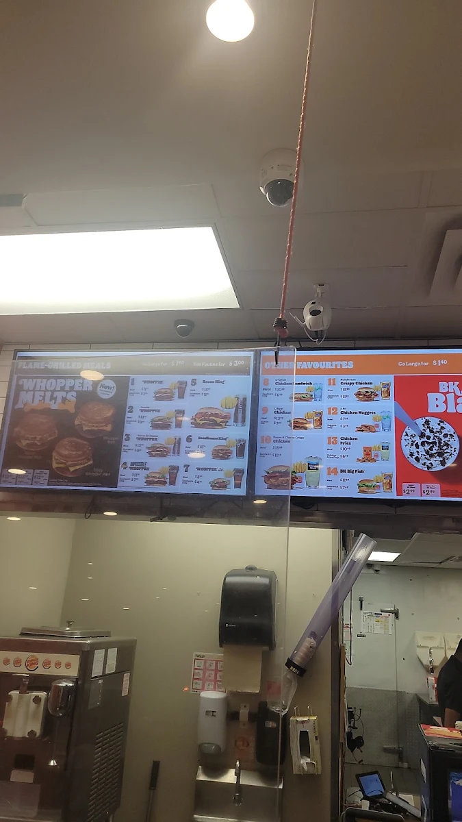 Menu, Burger King