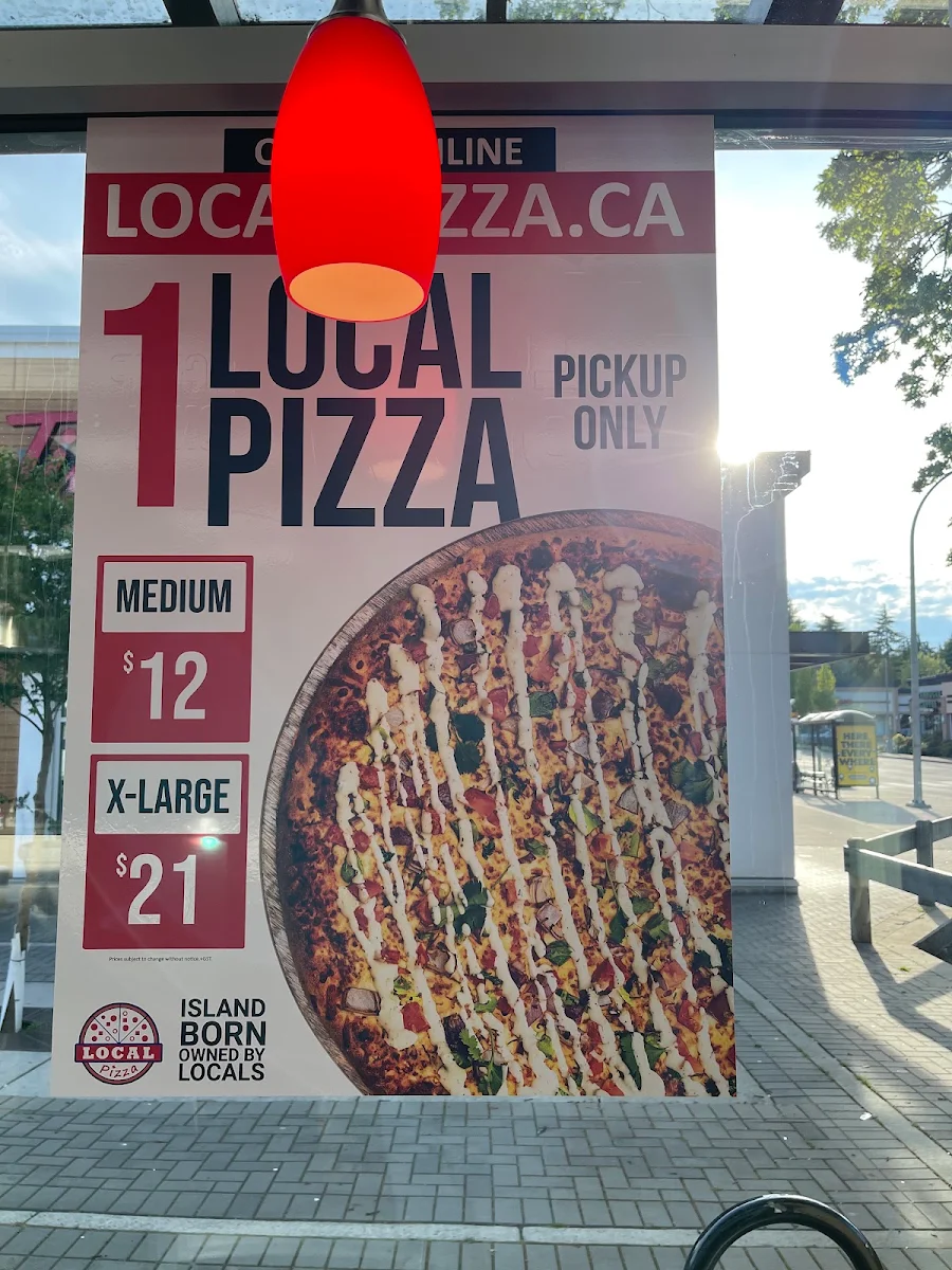 Menu, LOCAL Pizza