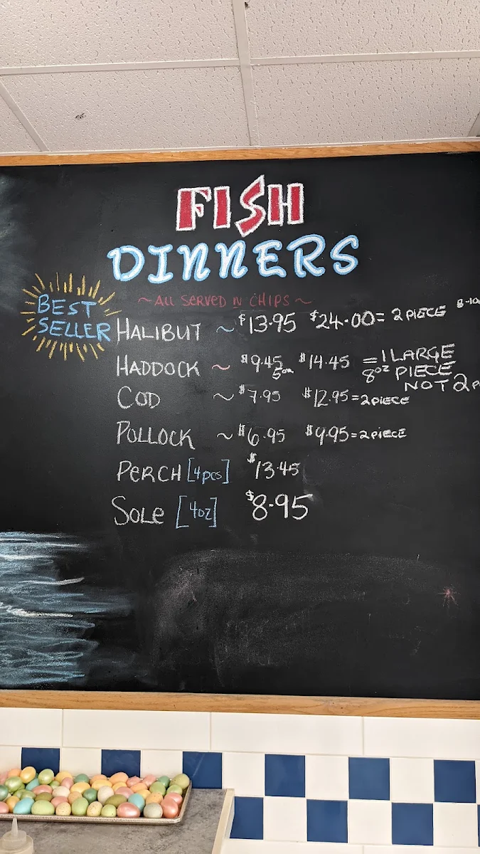 Menu, The Lighthouse Fish and Chips Brantford