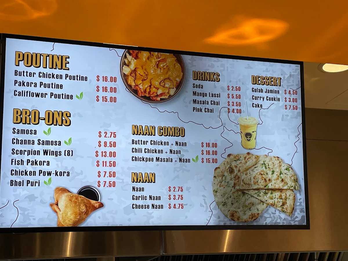 Menu, Spicebros
