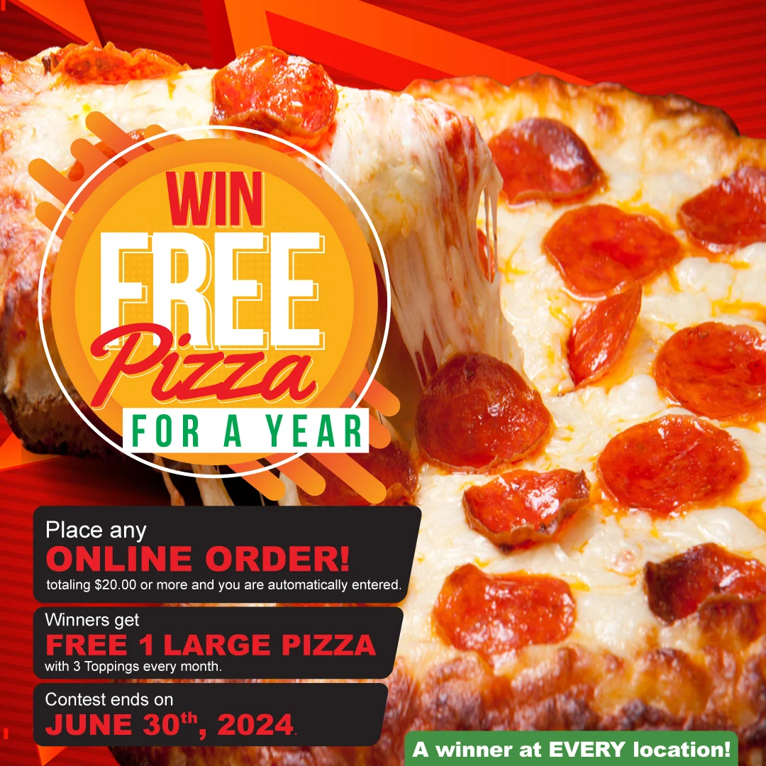 Menu, Twice The Deal Pizza