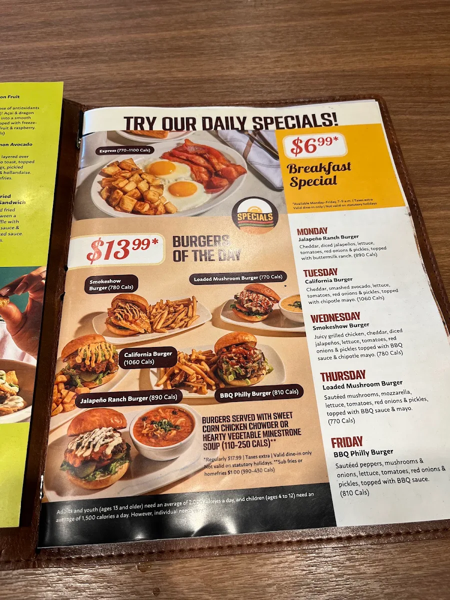 Menu, Stacked Pancake & Breakfast House
