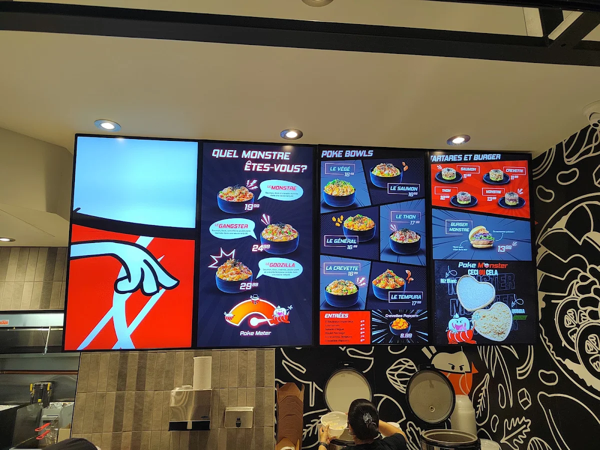 Menu, Poke Monster (Notre-Dame)