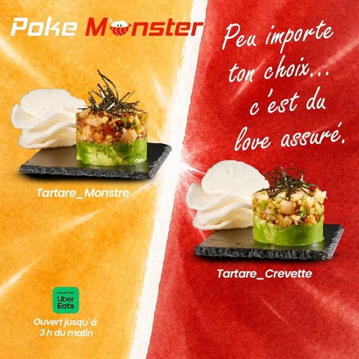 Menu, Poke Monster (Notre-Dame)