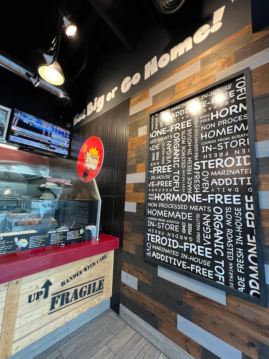 Menu, Fat Bastard Burrito